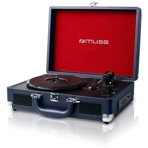 Muse Tocadiscos Mt 101 Db Turntable 334578rpm Usb Rca Out